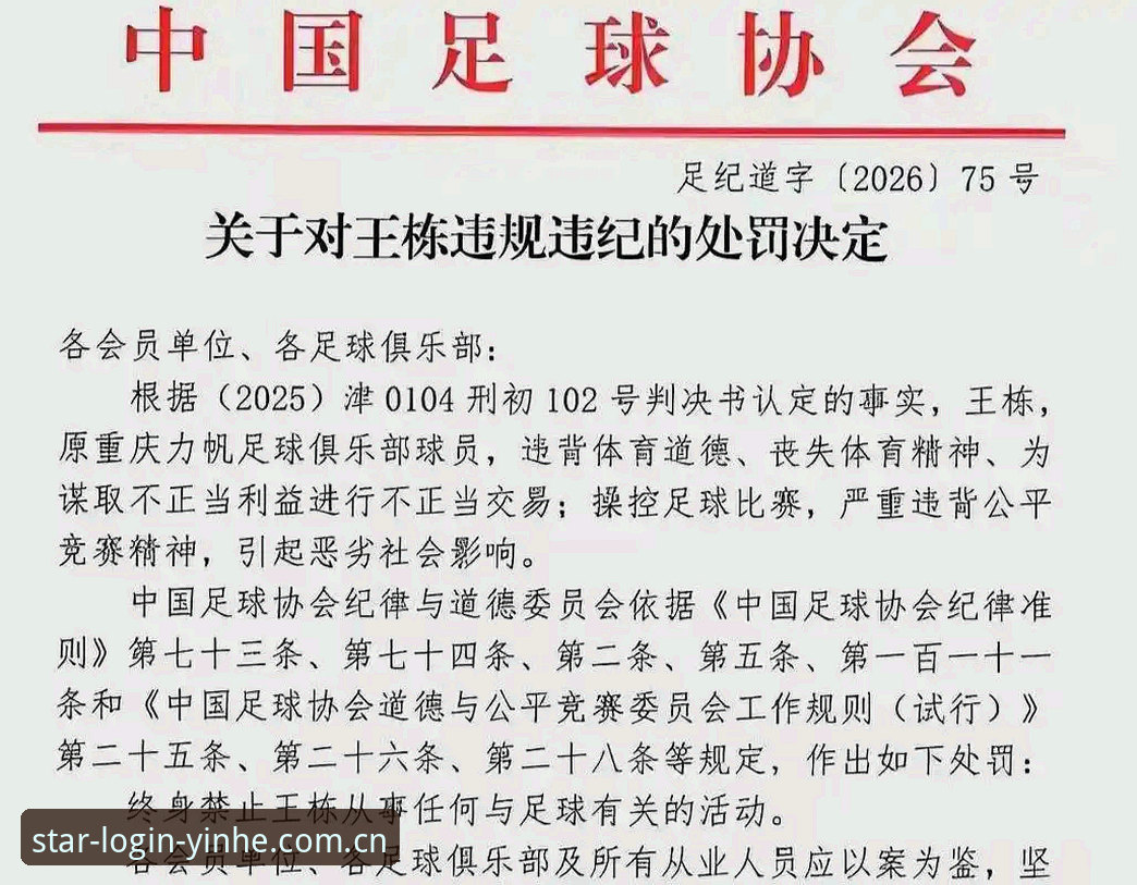足球行业反腐禁足处罚完整指南——从银河登录官网解读足协第三批名单